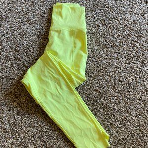Neon Yellow Aerie Leggings